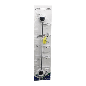 Delux Banyo Kod-550 ( 5 Kollu ) ( Krom ) Banyo Askısı ( Vidalı Montaj )