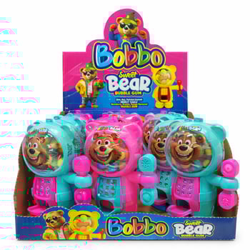 Bobbo Bubble Misket Sakız Çilek Muz Portakal 12'li