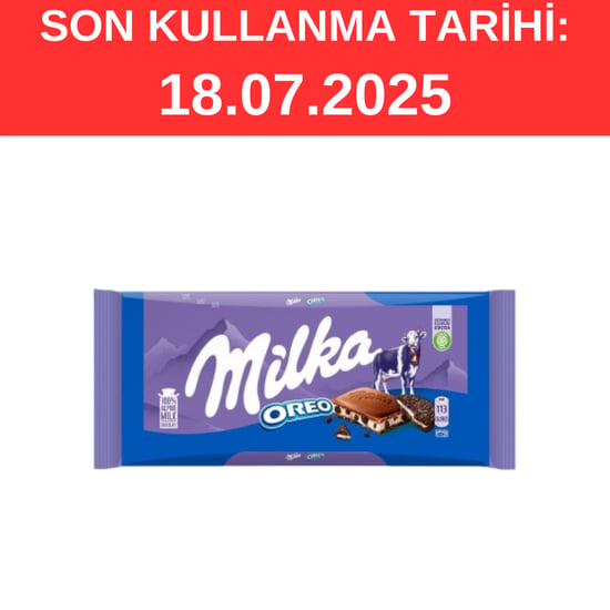 Milka Oreo Tablet 100gr - 6 Adet