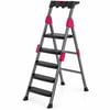 Lorenzo Mrd-104 ( 4+1 ) Basamaklı Metal Merdiven ( 150kg.taşıma )