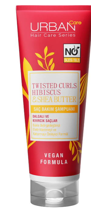 Urban Care Hibiscus & Shea Butter Kıvırcık ve Dalgalı Saçlara Özel Saç Bakım Şampuanı-sülfatsız-250ml