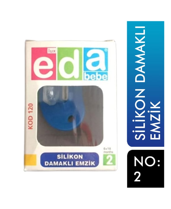 Lüx Eda Bebe Silikon Damaklı Emzik No:2