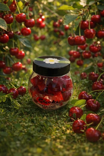 Çiçekşekerleme Vişneli Akide Şekeri 100 Gr