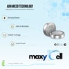 Maxycell 12 Adet Ag4 376 377 Sr626 Sr626sw Lr66 1.5v Düğme Pil ,ölçüm Cihazları ve Hesap Makineleri