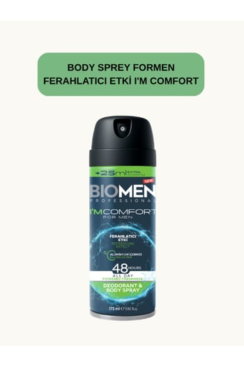 Body Sprey Formen Ferahlatıcı Etki I'm Comfort 175 Ml