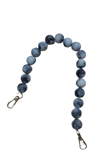 Çanta Askısı 40 Cm Akrilik Yuvarlak Füme