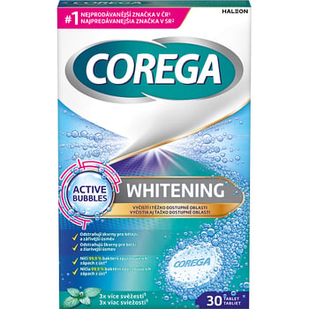 Corega Beyazlatıcı Temizleyici Tablet 30lu