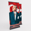 Atatürk Poster Baskılı Pro Roll Up Banner 100x200cm No:1