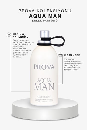 Prova Aqua Man Edp Narenciye Erkek Parfüm 120 Ml
