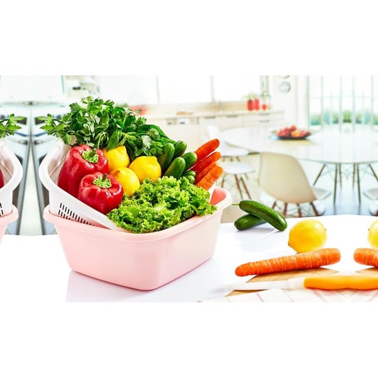 Çankaya 2227 4 Lt Kare Çiftli Süzgeç Renkli