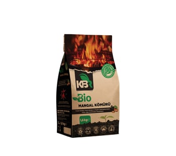KBR Bio Mangal Kömürü 1,5 Kg (Kraft Ambalaj)