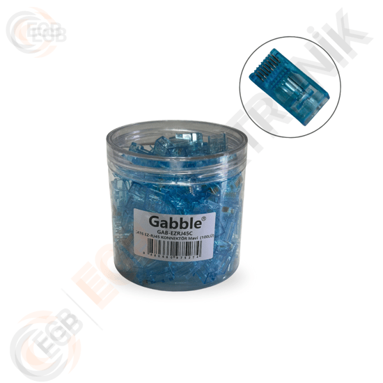 Gab-clr Ezrj45 Cat6 Renkli Konnektör 100lü