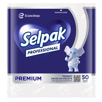 Selpak Professional Mini Peçete 24 X 24 Cm 50'li