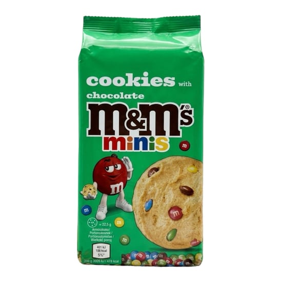 M&m's Minis Chocolate Cookies 180 Gr