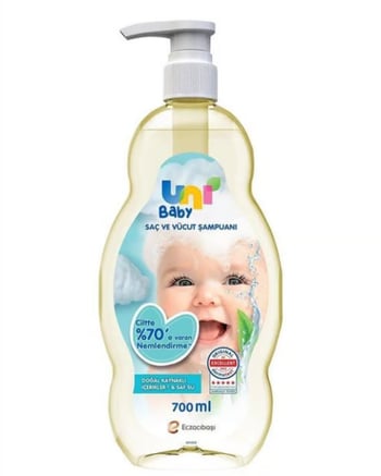 Uni Baby Boyasız Şampuan 700 ml