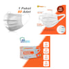Happy Mask Saymask ( Beyaz ) ( 50pcs ) Medikal Cerrahi Yüz Maskesi ( 3 Katlı ) ( Tek Kullanımlık )