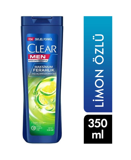Clear Şampuan 350 ml Men Maksimum Ferahlık Kepeğe Karşı