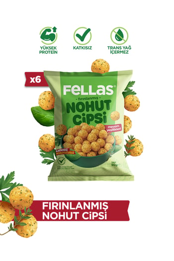 Nohut Cipsi - Mevsim Yeşillikleri (50 G) X 6 Adet