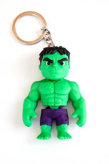 Hulk Figürlü Hareketli Anahtarlık