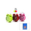 Twin Bell Alarm Clock Bgc-40 Yuvarlak Masa Çalar Saat ( Metal Kasa Renkli ) ( Pilli & Ayaklı ) ( Çap: 10cm )