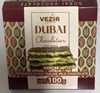 Vezir Antep Fıstığı ve Kadayıf Dolgulu Sütlü Dubai Çikolatası 100 Gr