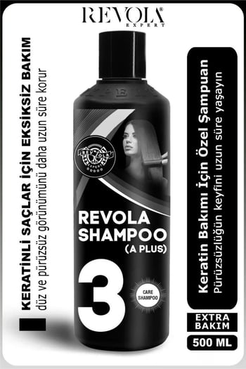Revola Expert A Plus Brezilya Fönü için Tuzsuz Parabensiz Keratin Şampuanı 500 Ml Numara 3