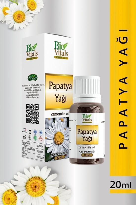 Bio Vitals Papatya Yağı 20 ml