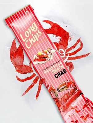Long Chips Yengeç Aromalı 75 Gr Koli İçi 20 Ad