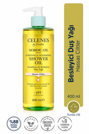 Nordic Oil Besleyici Duş Yağı Parfümsüz Hassas Ciltler