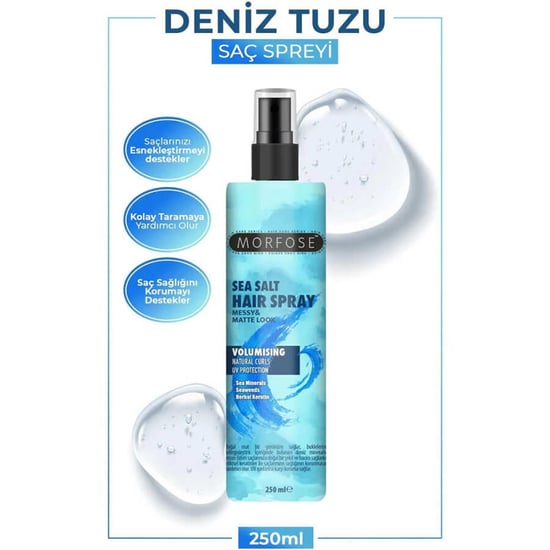 Morfose Deniz Tuzu Saç Spreyi 250 Ml