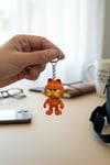 Garfield Figürlü Hareketli Anahtarlık