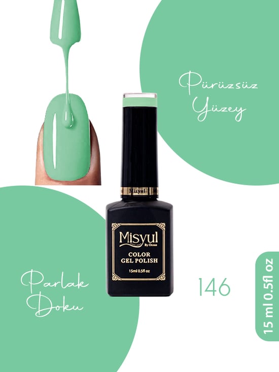 Misyul Uv Led Kalıcı Oje Nail Art 15 Ml 146