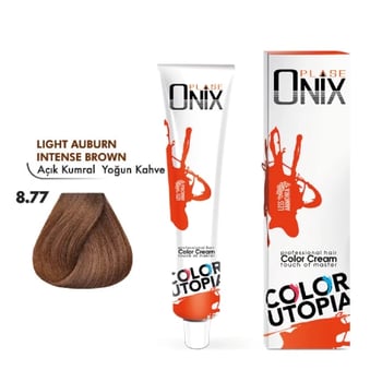 Morfose Onix Saç Boyası 8.77 Açık Kumral Yoğun Kahve 60 Ml
