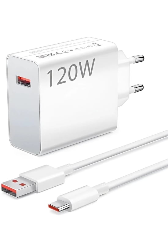 Adeyo Store 120 (watt) Hızlı Şarj Aleti Adaptörü Kablo Seti 120 W