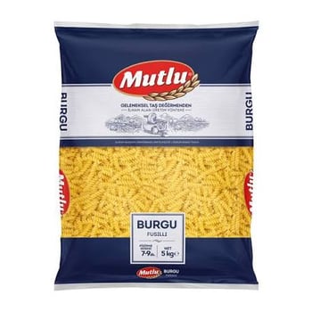 Mutlu Burgu Makarna 5 Kg