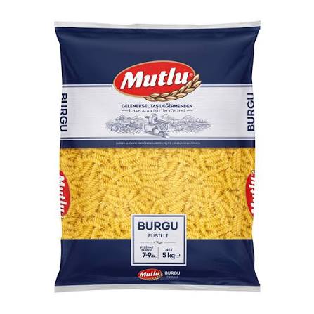Mutlu Burgu Makarna 5 Kg