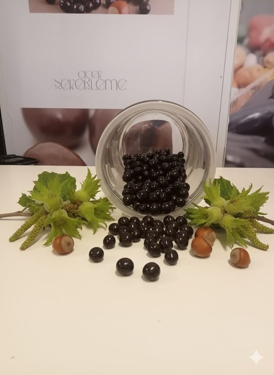 Bitter Çikolatalı Fındık Draje -1 Kg