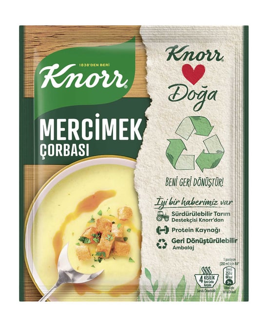 Knorr Çorba Mercimek 76 gr 12'li Paket