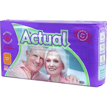 Actual Hasta Altı Bezi Orta Boy 30'lu
