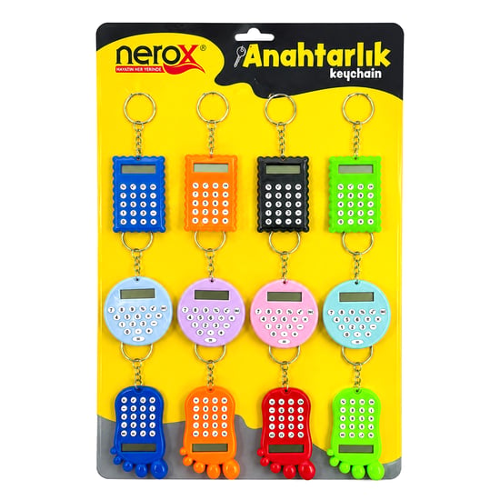 Nerox Nrx-4089 ( Hesap Mak. ) ( Anahtarlık ) ( Renkli Plastik )