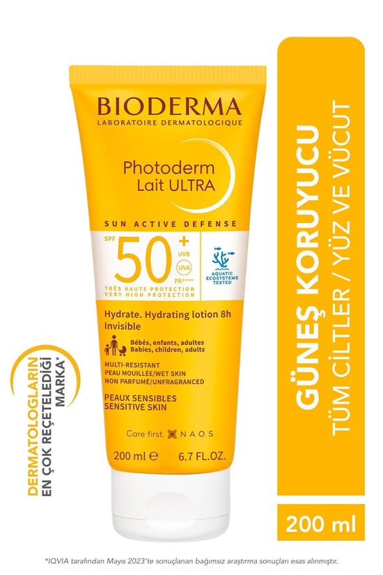 Bioderma Photoderm Lait Ultra Güneş Kremi Spf 50+ 200 Ml
