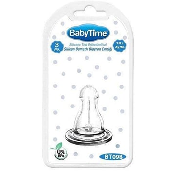 Babytime Emzik Klasik Biberon Silikon No:98
