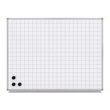 Kareli Mıknatıslı Yüzey Beyaz Yazı Tahtası 120x200cm