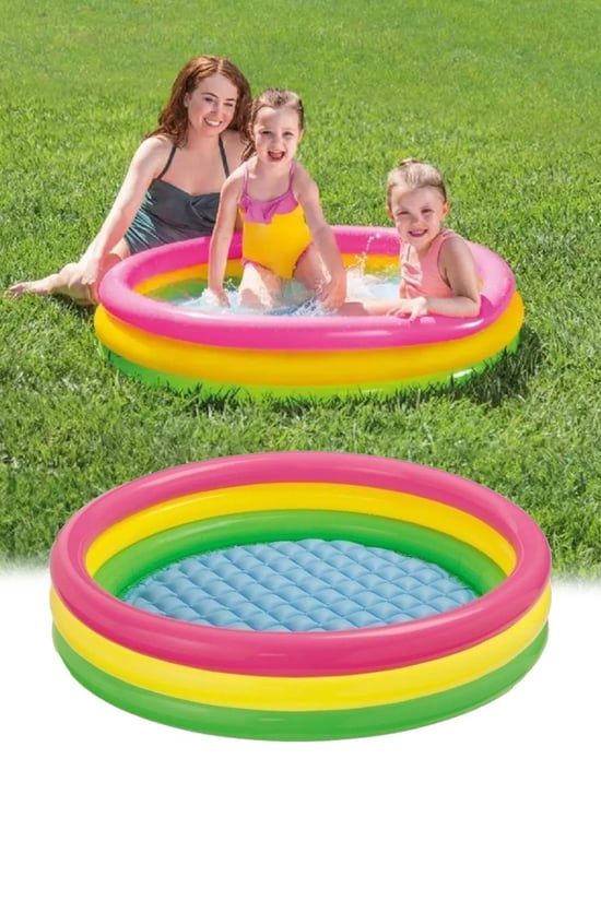 İntex 3 Boğumlu Şişme Havuz 114x25 Cm İh 57412