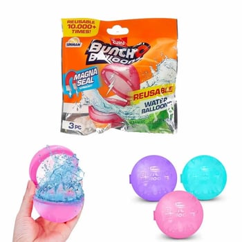Karışık Bunch O Balloons Yeniden Kullanılabilir 3’lü Su Balonu