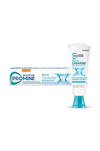 Sensodyne Promine Diş Minesi Onarım Beyazlatıcı 75 Ml Florürlü Diş Macunu