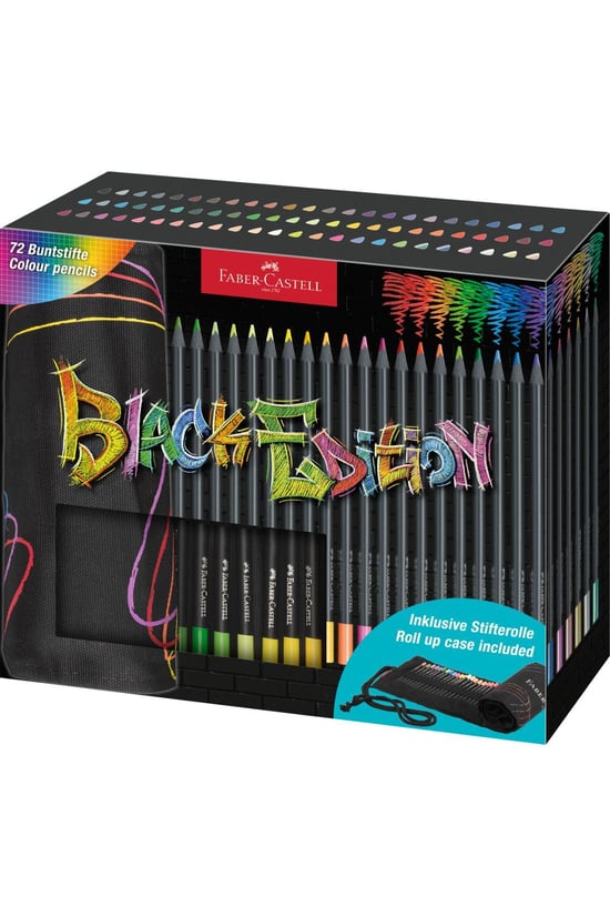 Black Edition Renkli Kalem Rulosu 72 Parça