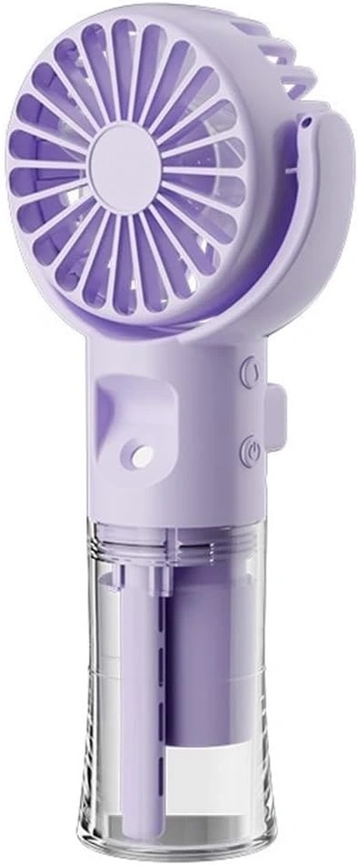 Mini El Fanı-04 F4 Su Damlacık Püskürtmeli Mor