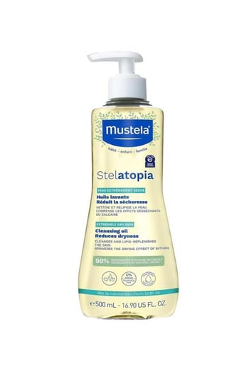Mustela Stelatopia Temizleme Yağı 500 Ml
