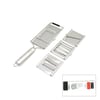 Enfa Enf-1010 Grater ( 3in1 ) Lüx Metal Rende Seti ( Tak--çıkar= Rende & Soyacak & Dilimleme Başlıklı )